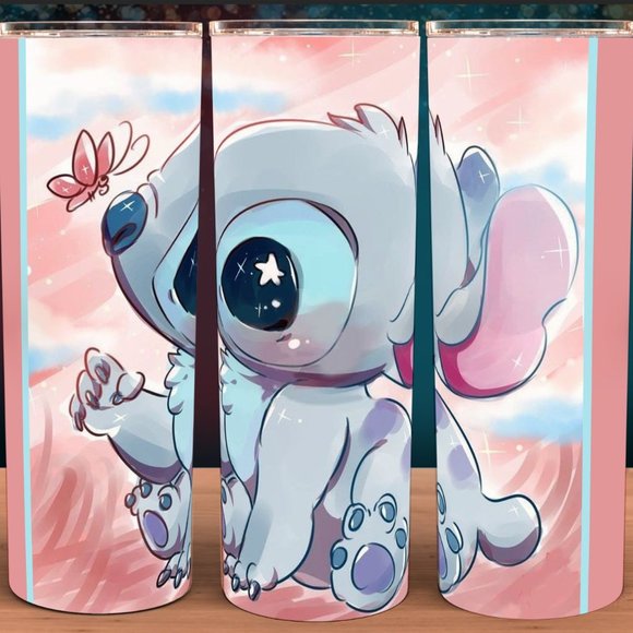 Dining Lilo And Stitch With Butterfly Tumbler 2oz Poshmark